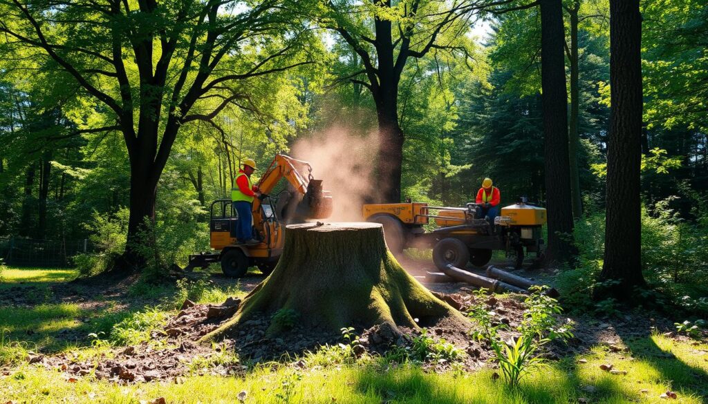 Stump removal safety and environmental concerns Stump removal safety and environmental concerns